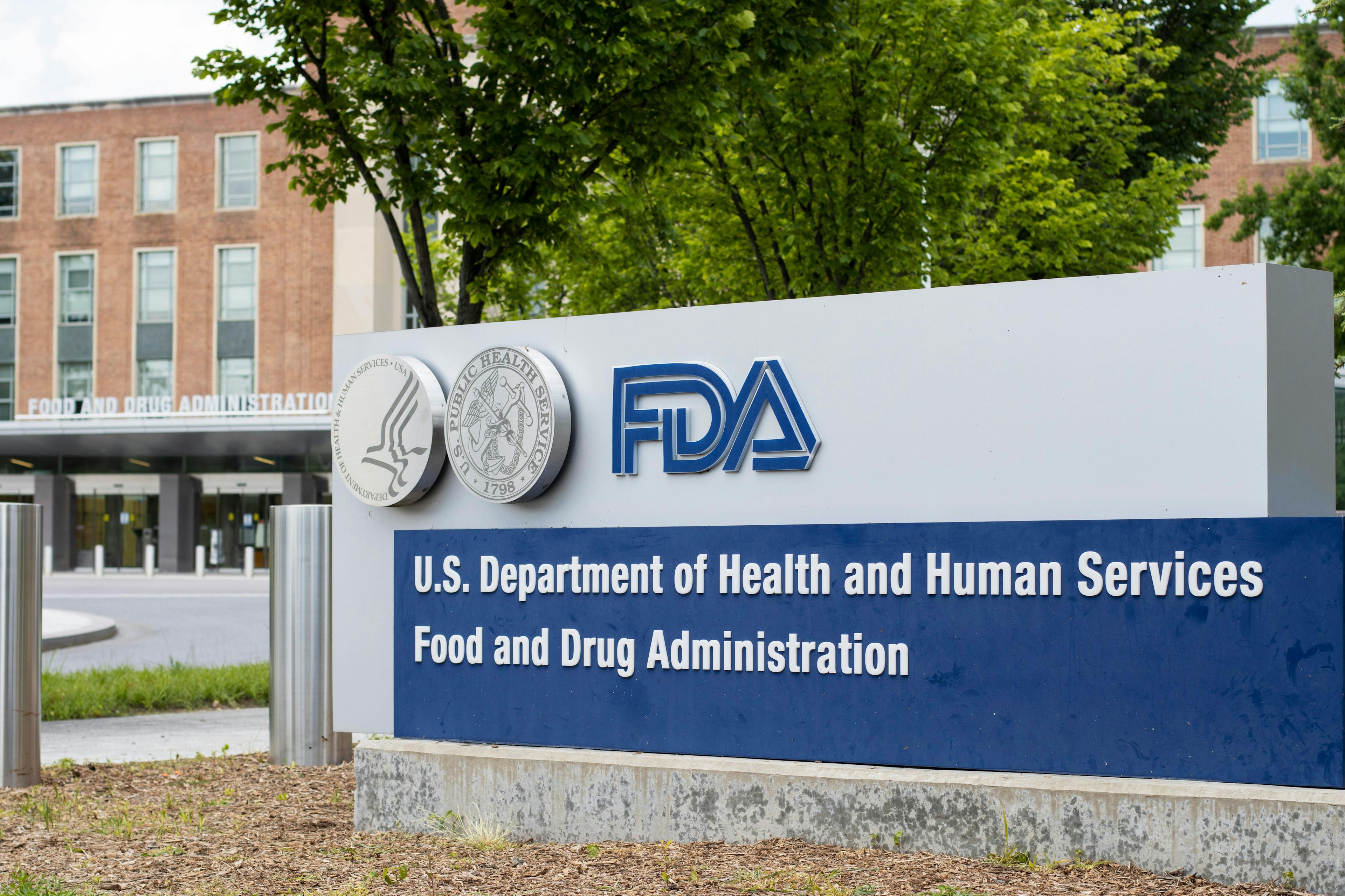 US Food and Drug Administration sign