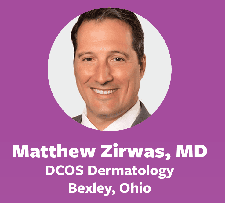 Matthew Zirwas, MD, headshot